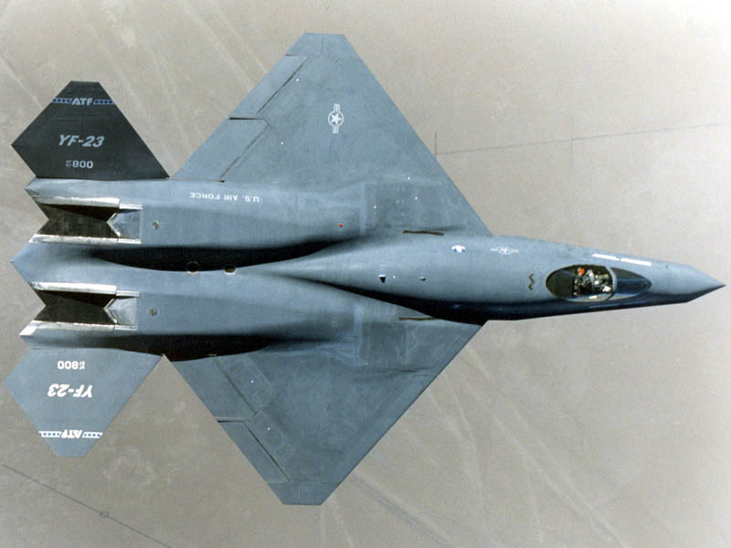 Here is the YF-22: